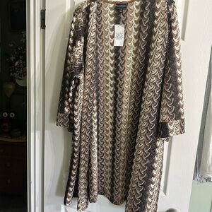G by Giuliana Brown and Cream Cardigan
